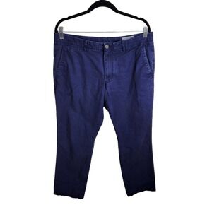 Bonobos Straight Leg Cotton Chino Pants Men's 34x30 Old‎ Glory Blue
